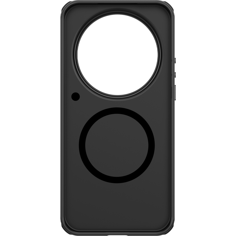 Etui Nillkin Frosted Shield Pro MagSafe do Xiaomi 17 Ultra, przezroczyste czarne
